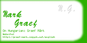 mark graef business card