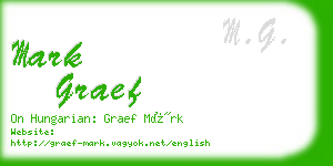 mark graef business card